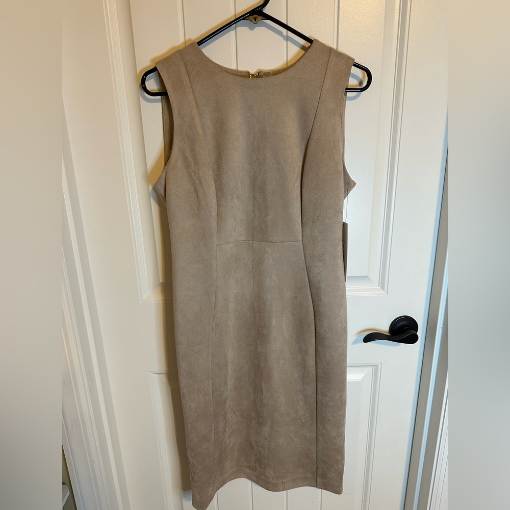 🆕 Calvin Klein Faux Suede Dress